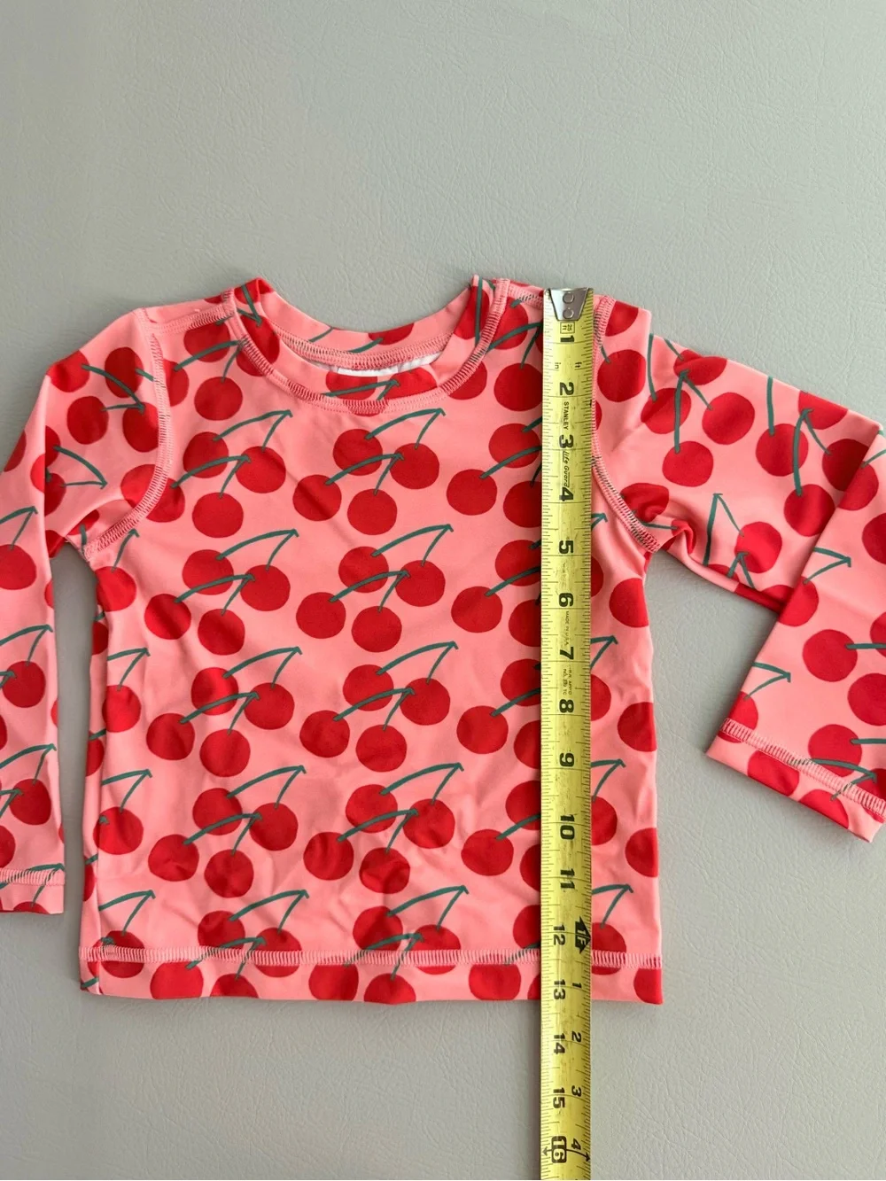 Hanna Andersson Summer Cherries Rashguard & Skirted Bikini Bottom Set 3T - NEW